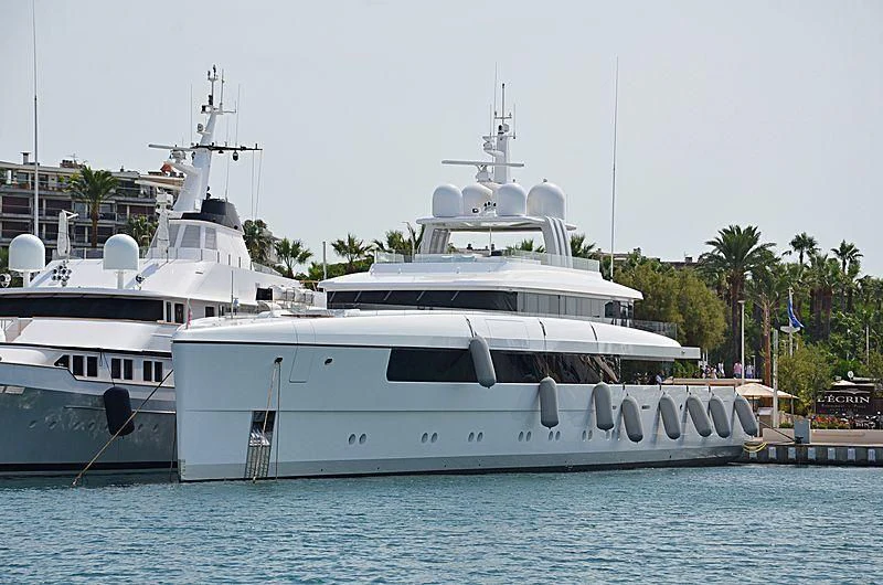 a group of boats in the water aboard JC Yacht for Sale