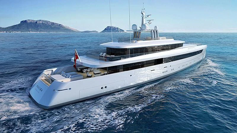 a white boat on the water aboard JC Yacht for Sale