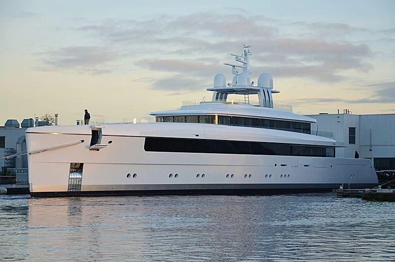 a large white ship aboard JC Yacht for Sale