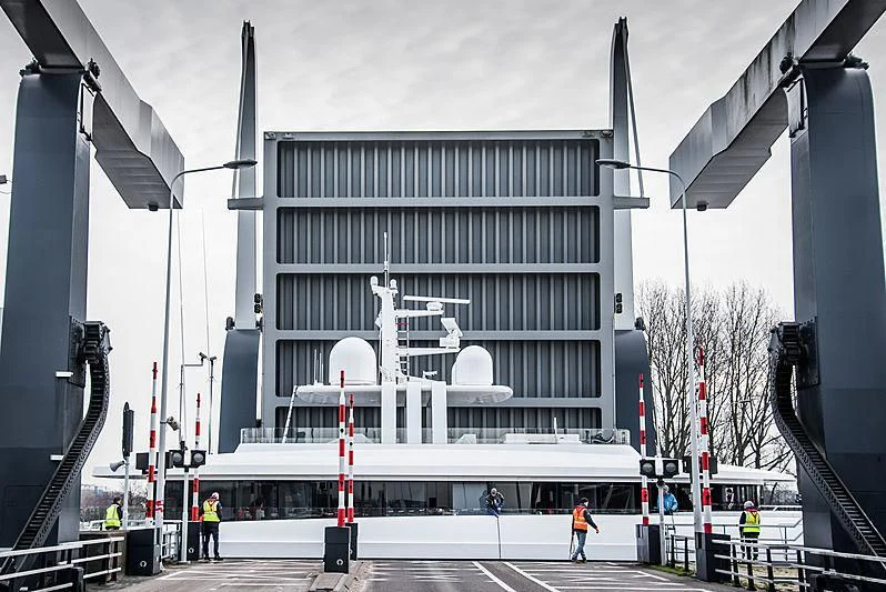 a large white building aboard JC Yacht for Sale
