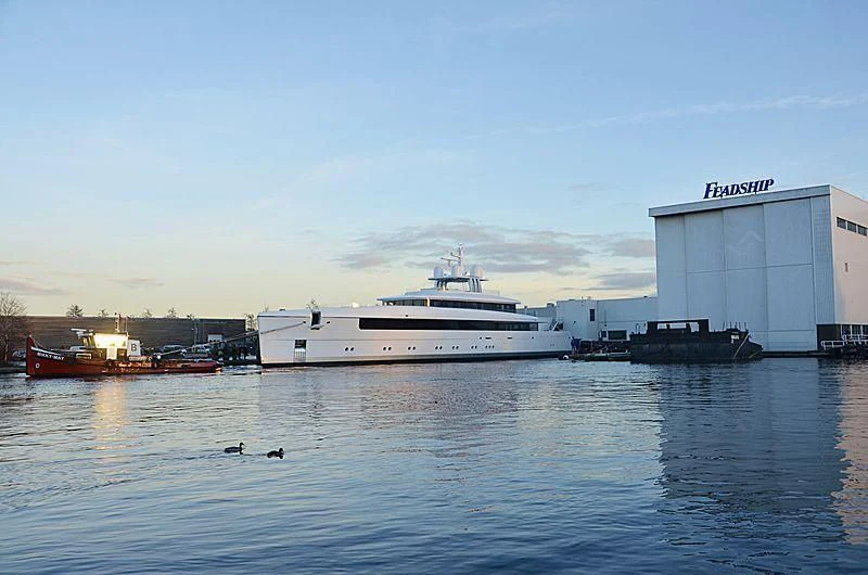 a boat in the water aboard JC Yacht for Sale