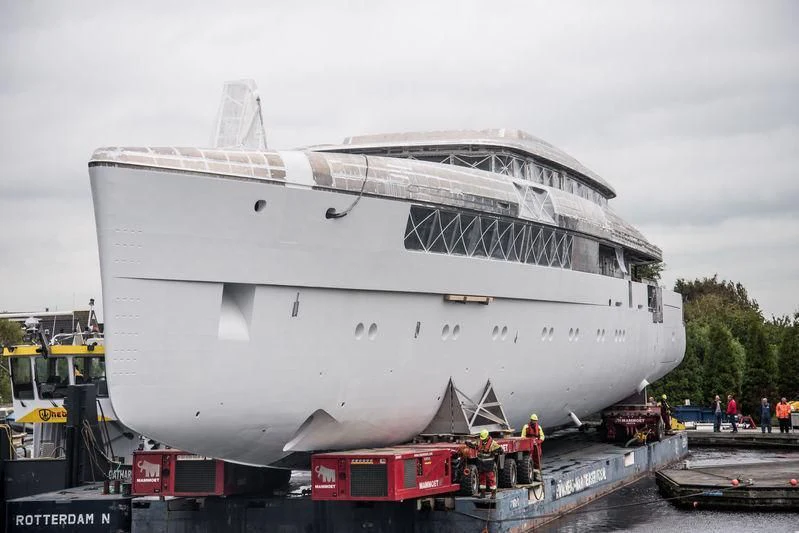 a large white ship aboard JC Yacht for Sale
