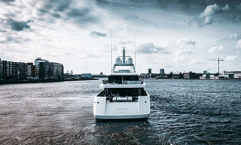 a boat in the water aboard JC Yacht for Sale