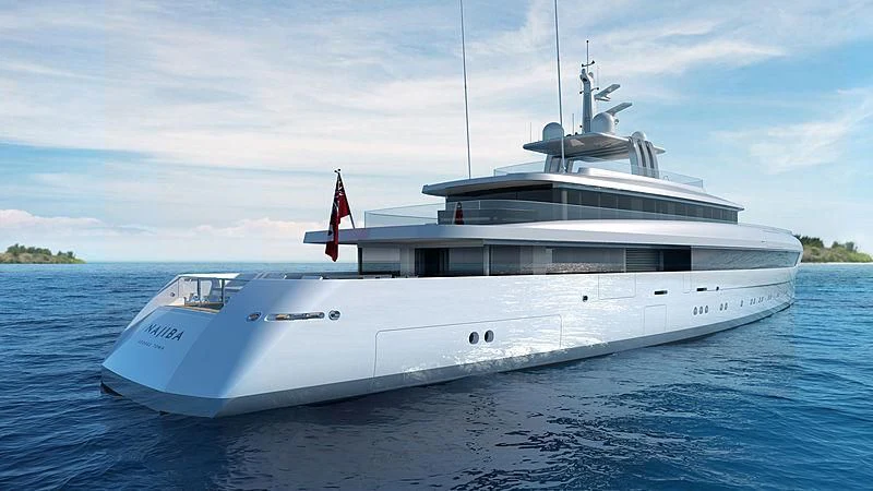 a white boat on the water aboard JC Yacht for Sale