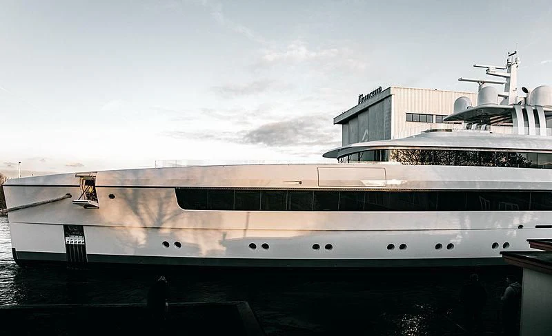 a cruise ship in the water aboard JC Yacht for Sale