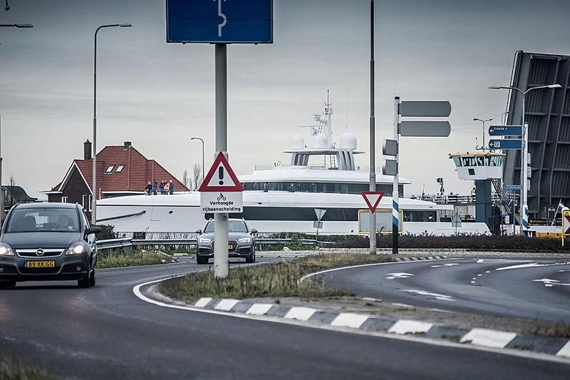 a boat on a river aboard JC Yacht for Sale
