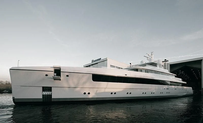 a large white ship aboard JC Yacht for Sale