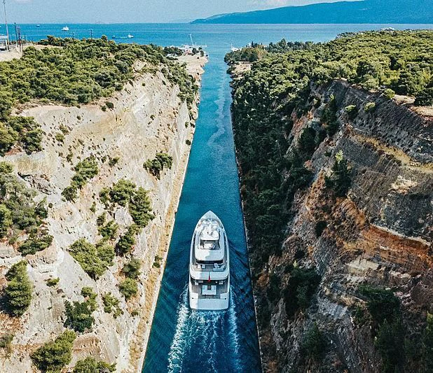 a boat on a river aboard JC Yacht for Sale