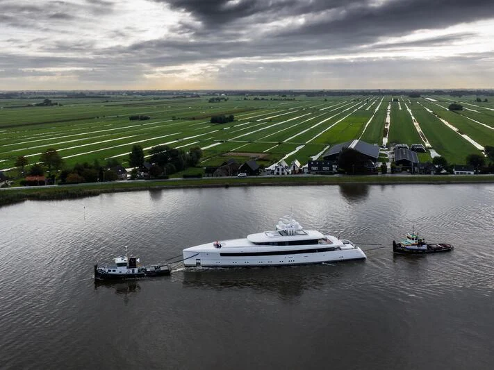 a couple of boats in a body of water aboard JC Yacht for Sale