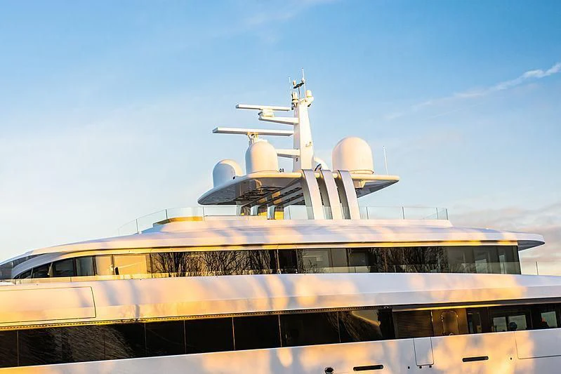 a large cruise ship aboard JC Yacht for Sale