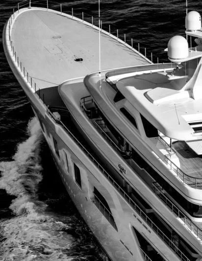 a boat in the water aboard AQUARIUS Yacht for Sale