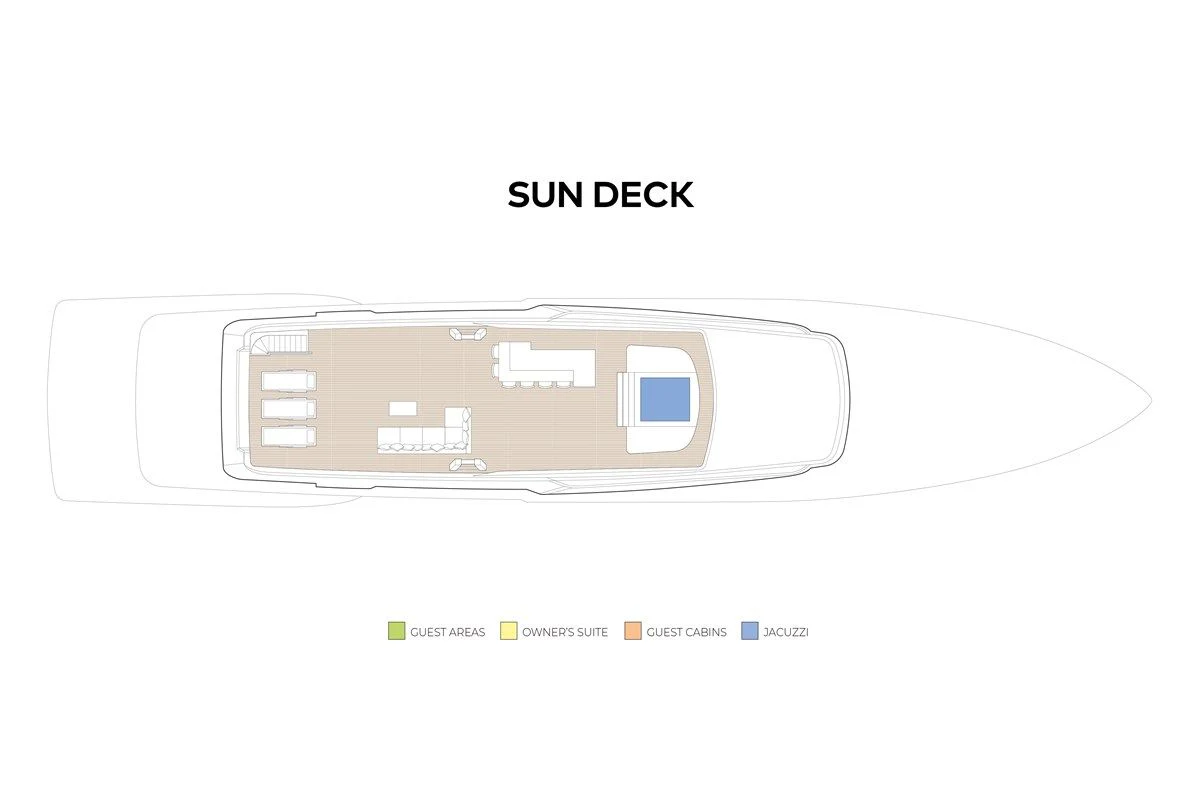 diagram aboard NIMIR Yacht for Sale