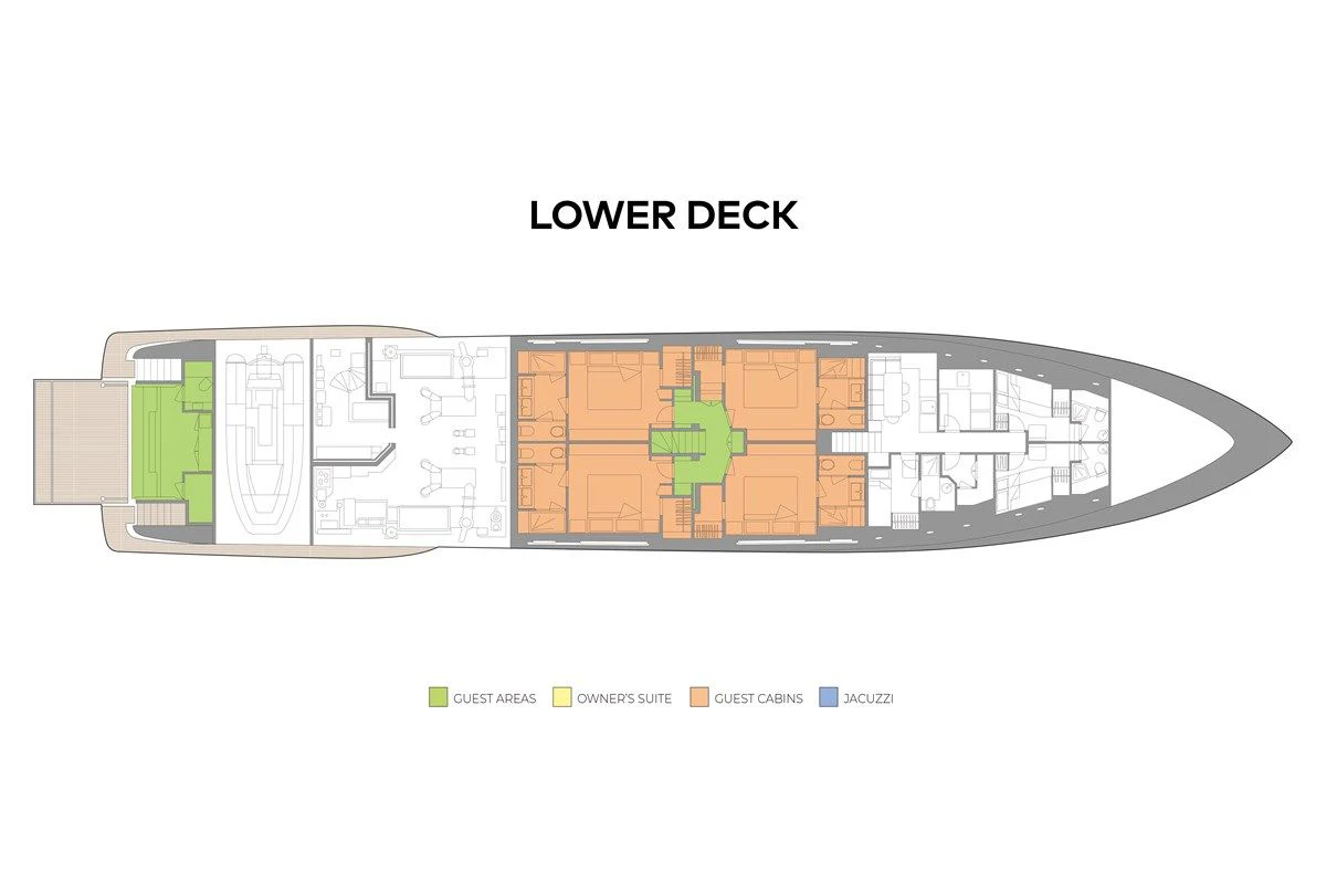diagram aboard NIMIR Yacht for Sale