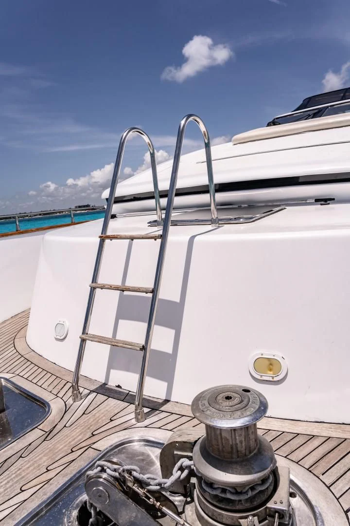 a boat on the water aboard EL CAPRICHO Yacht for Sale