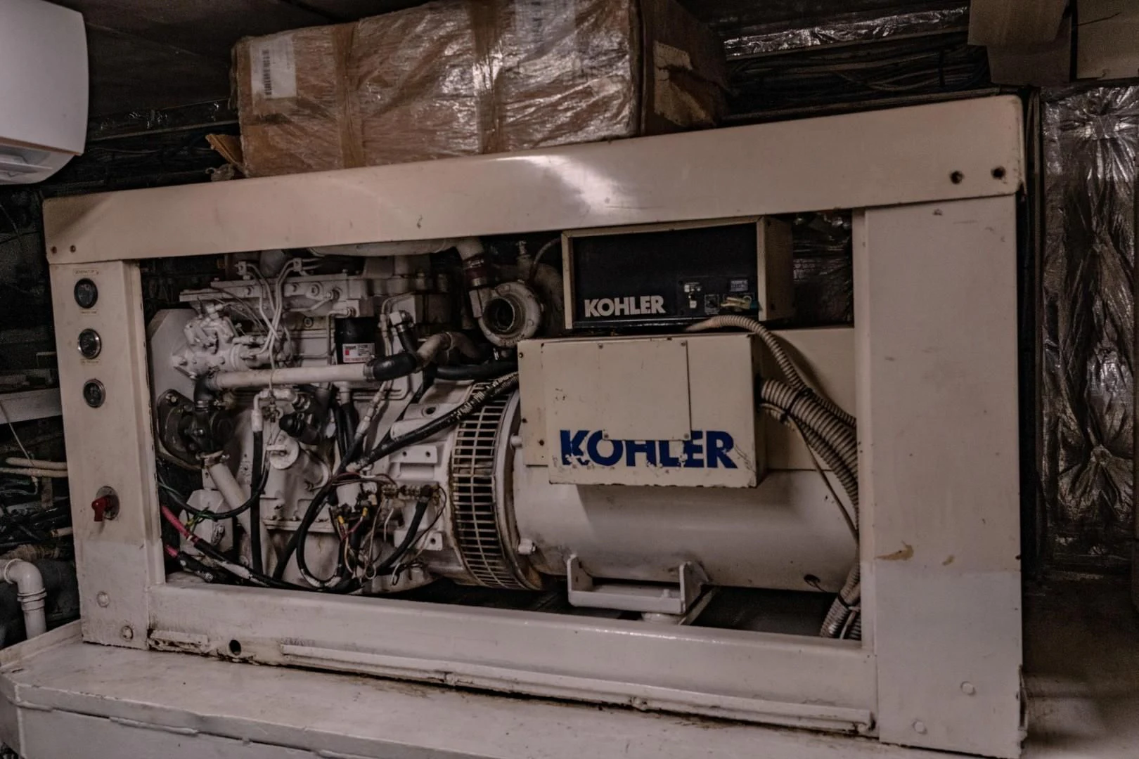 a box with wires and a box aboard EL CAPRICHO Yacht for Sale