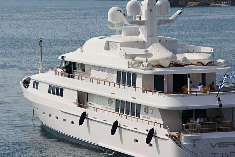 a boat with people on it aboard VERA Yacht for Sale