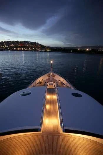 a boat on the water aboard VERA Yacht for Sale