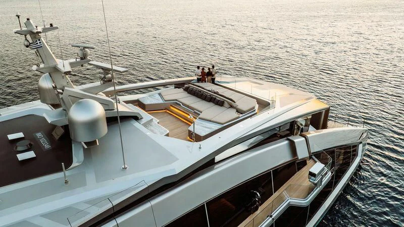 a ship in the water aboard THIS IS IT I Yacht for Sale