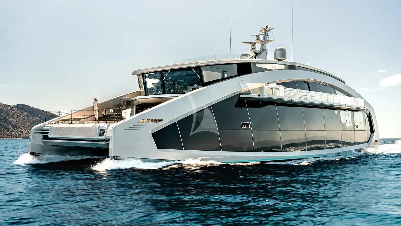 a boat on the water aboard THIS IS IT I Yacht for Sale