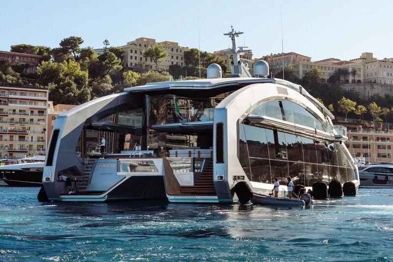 a boat on the water aboard THIS IS IT I Yacht for Sale