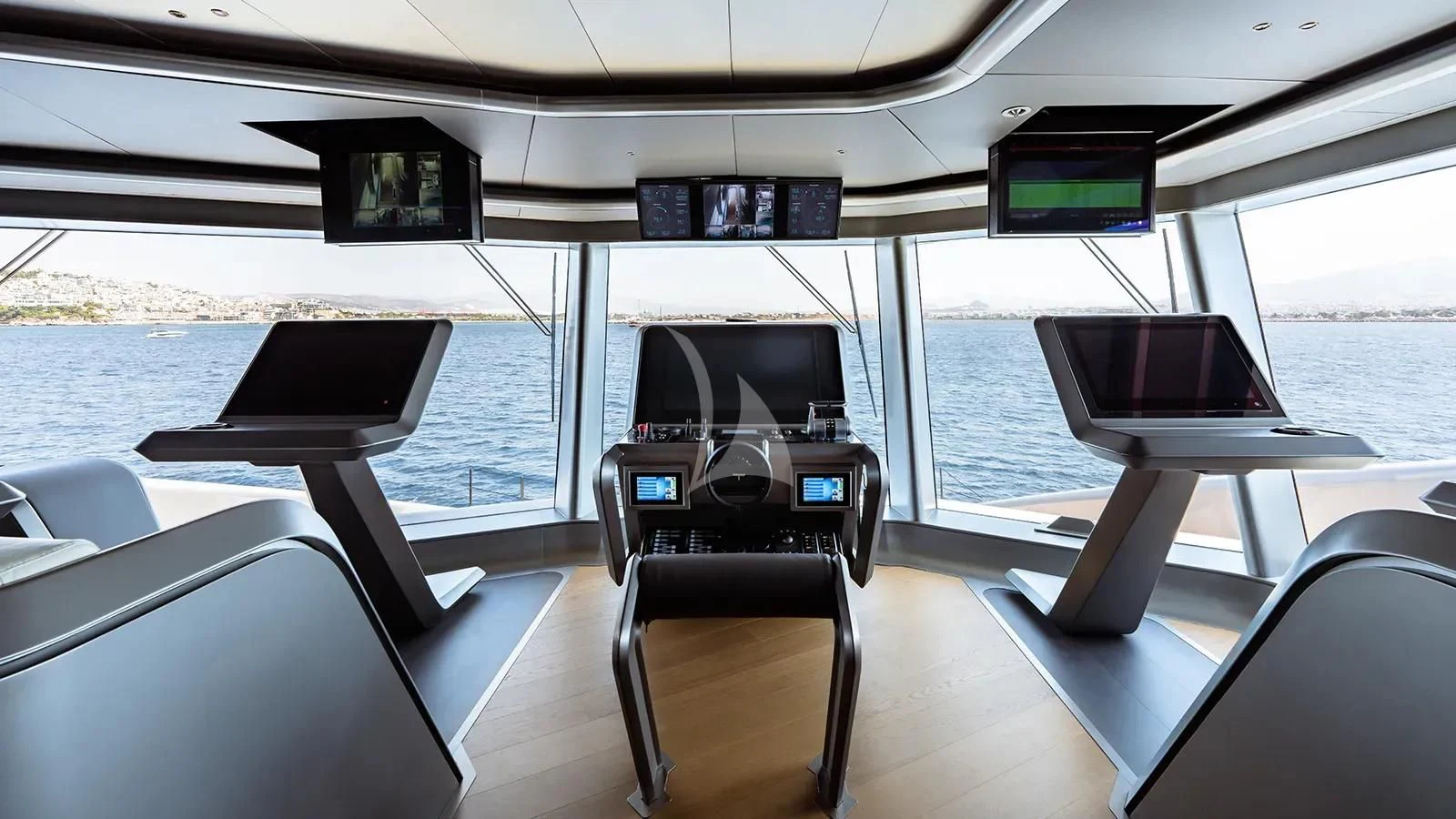 inside of a boat aboard THIS IS IT I Yacht for Sale