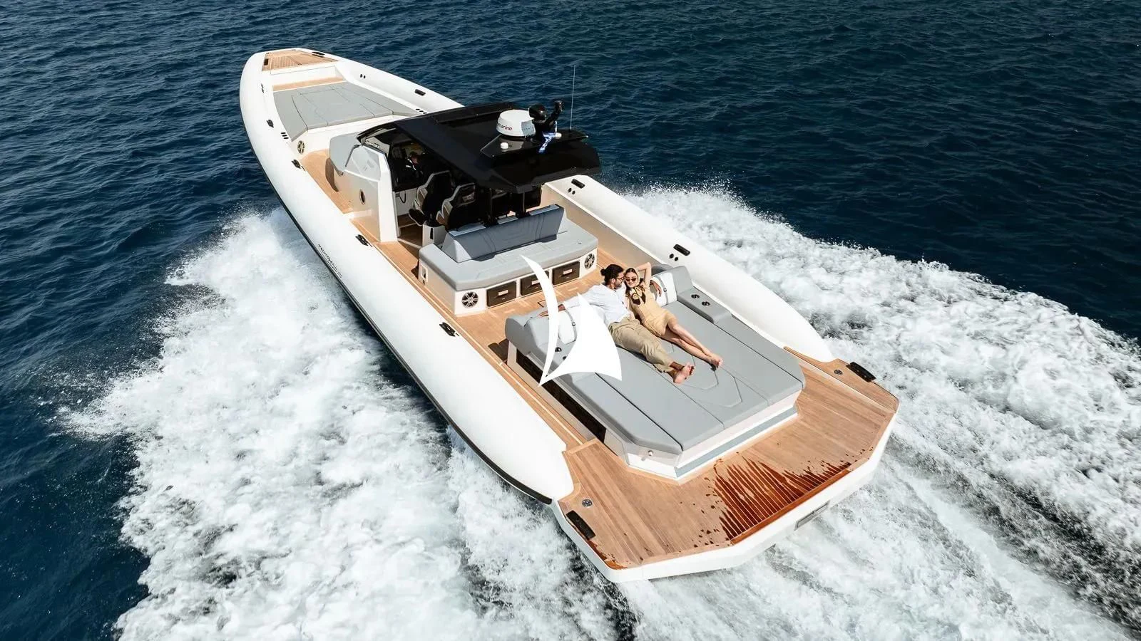 a boat on the water aboard THIS IS IT I Yacht for Sale