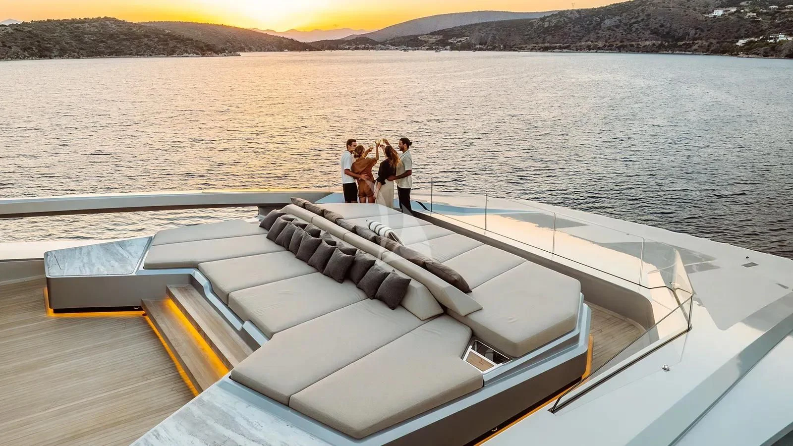 a boat on the water aboard THIS IS IT I Yacht for Sale