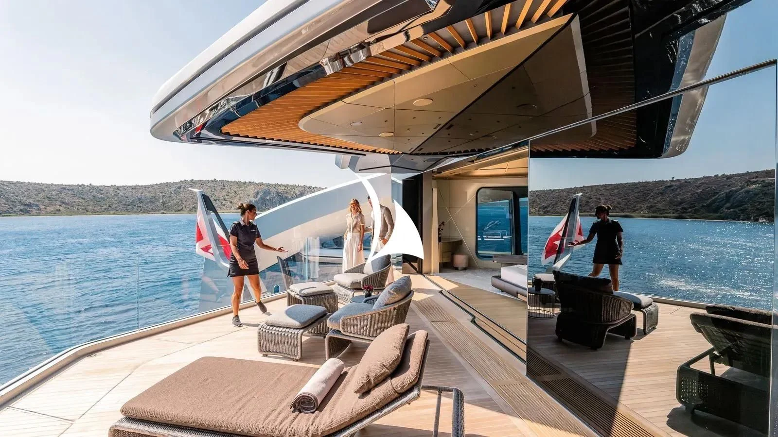 a group of people on a boat aboard THIS IS IT I Yacht for Sale