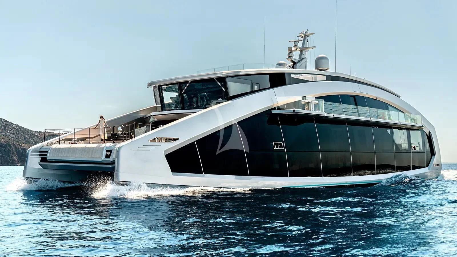 a boat on the water aboard THIS IS IT I Yacht for Sale