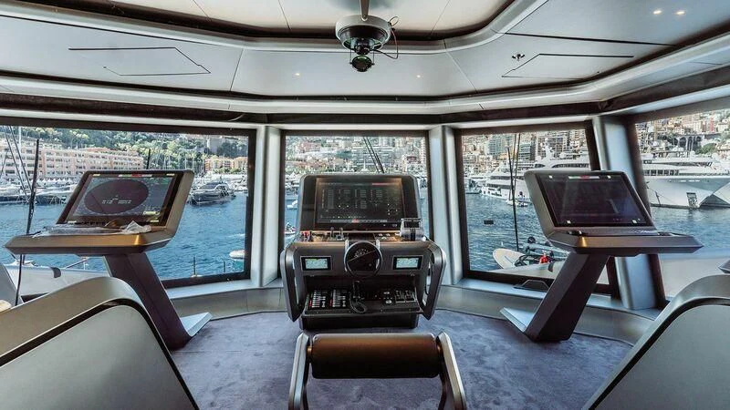inside of a car aboard THIS IS IT I Yacht for Sale