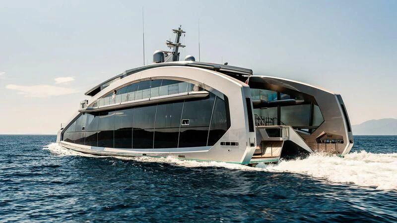 a boat on the water aboard THIS IS IT I Yacht for Sale