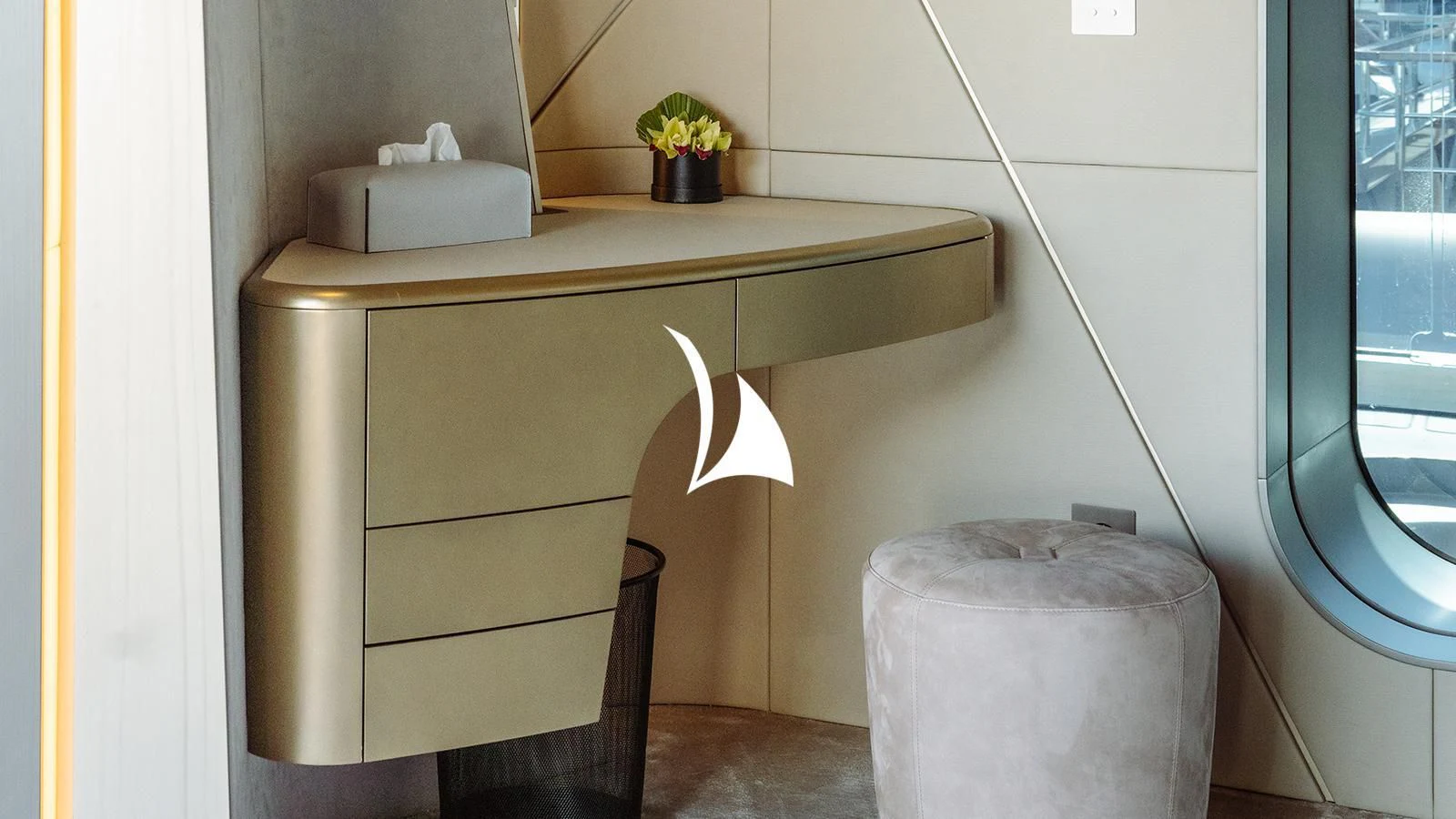 a toilet with a roll of toilet paper on top aboard THIS IS IT I Yacht for Sale