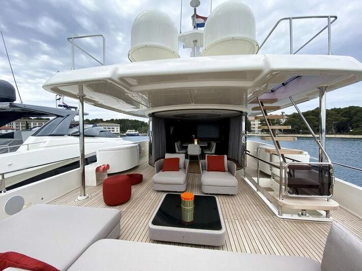 a boat on the water aboard CHELONIA Yacht for Sale