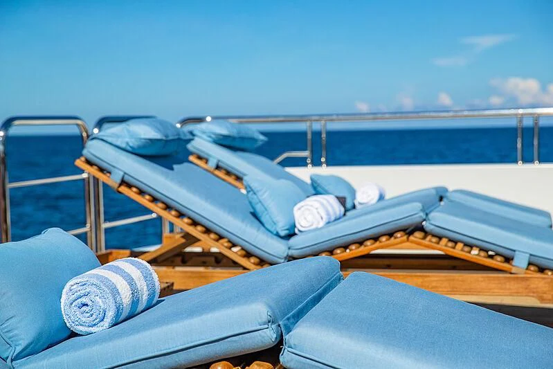 a boat on the water aboard AMORE Yacht for Charter