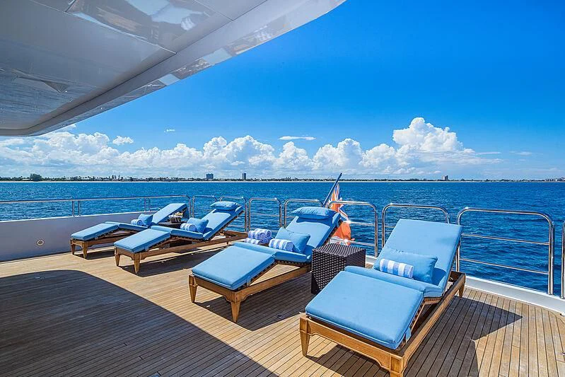 a boat on the water aboard AMORE Yacht for Charter