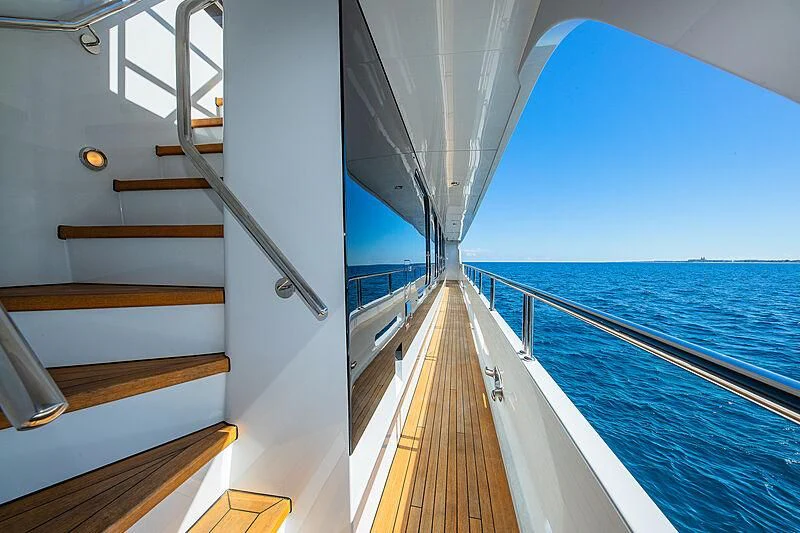 a boat on the water aboard AMORE Yacht for Charter