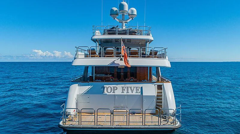 a boat in the water aboard AMORE Yacht for Charter