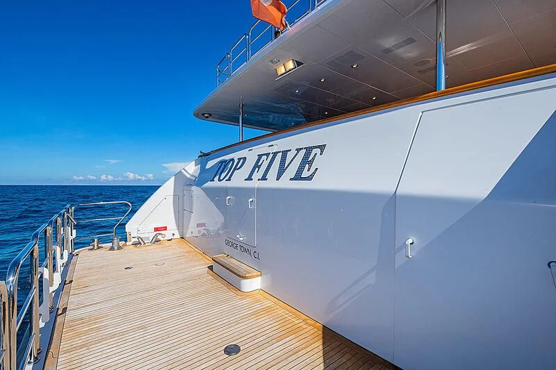 a boat on the water aboard AMORE Yacht for Charter
