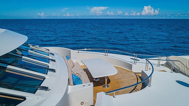 a boat on the water aboard AMORE Yacht for Charter