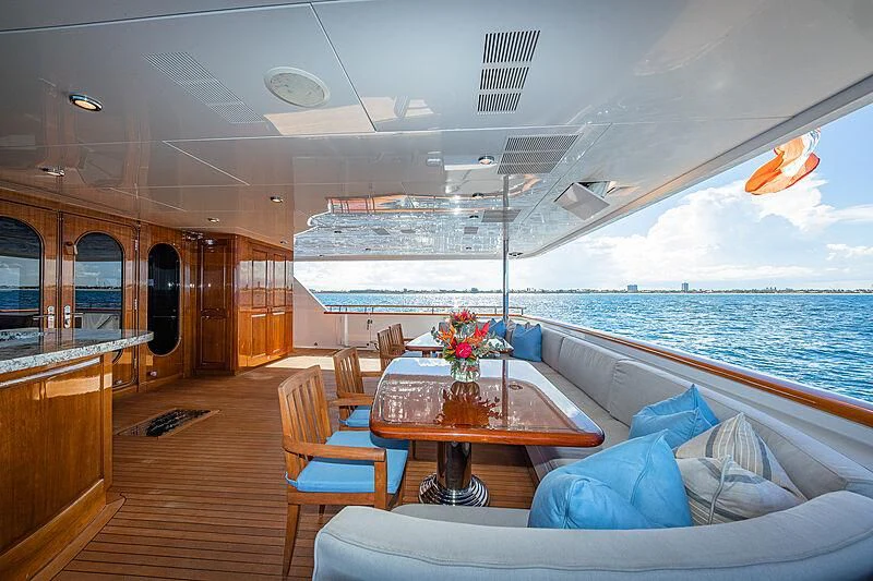 a boat on the water aboard AMORE Yacht for Charter