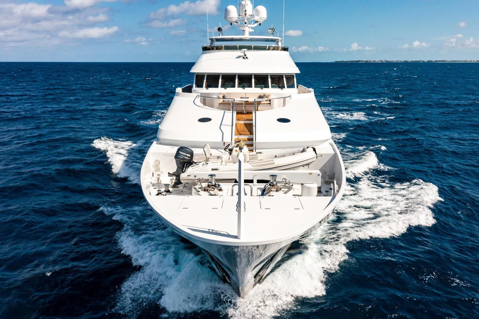 a boat on the water aboard AMORE Yacht for Charter