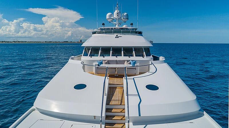 a boat in the water aboard AMORE Yacht for Charter