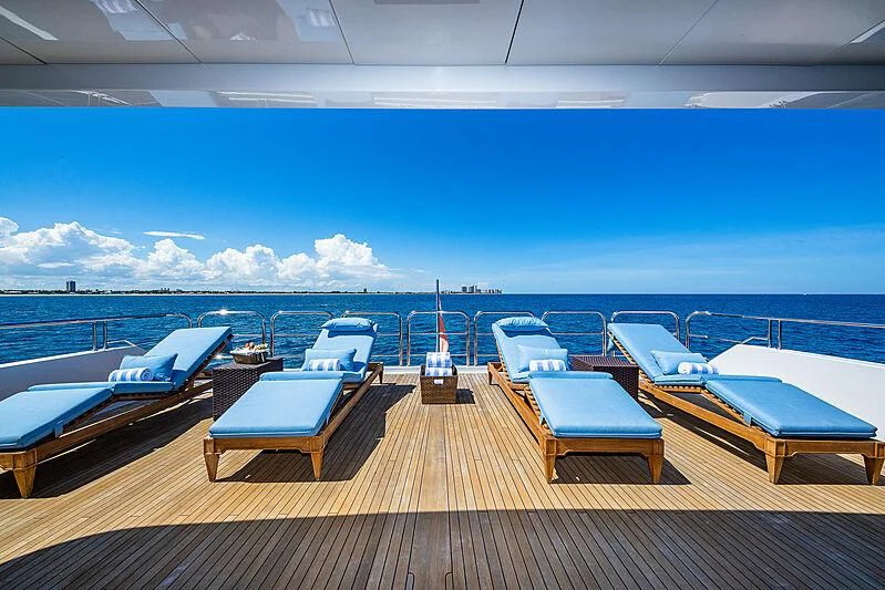 graphical user interface aboard AMORE Yacht for Charter