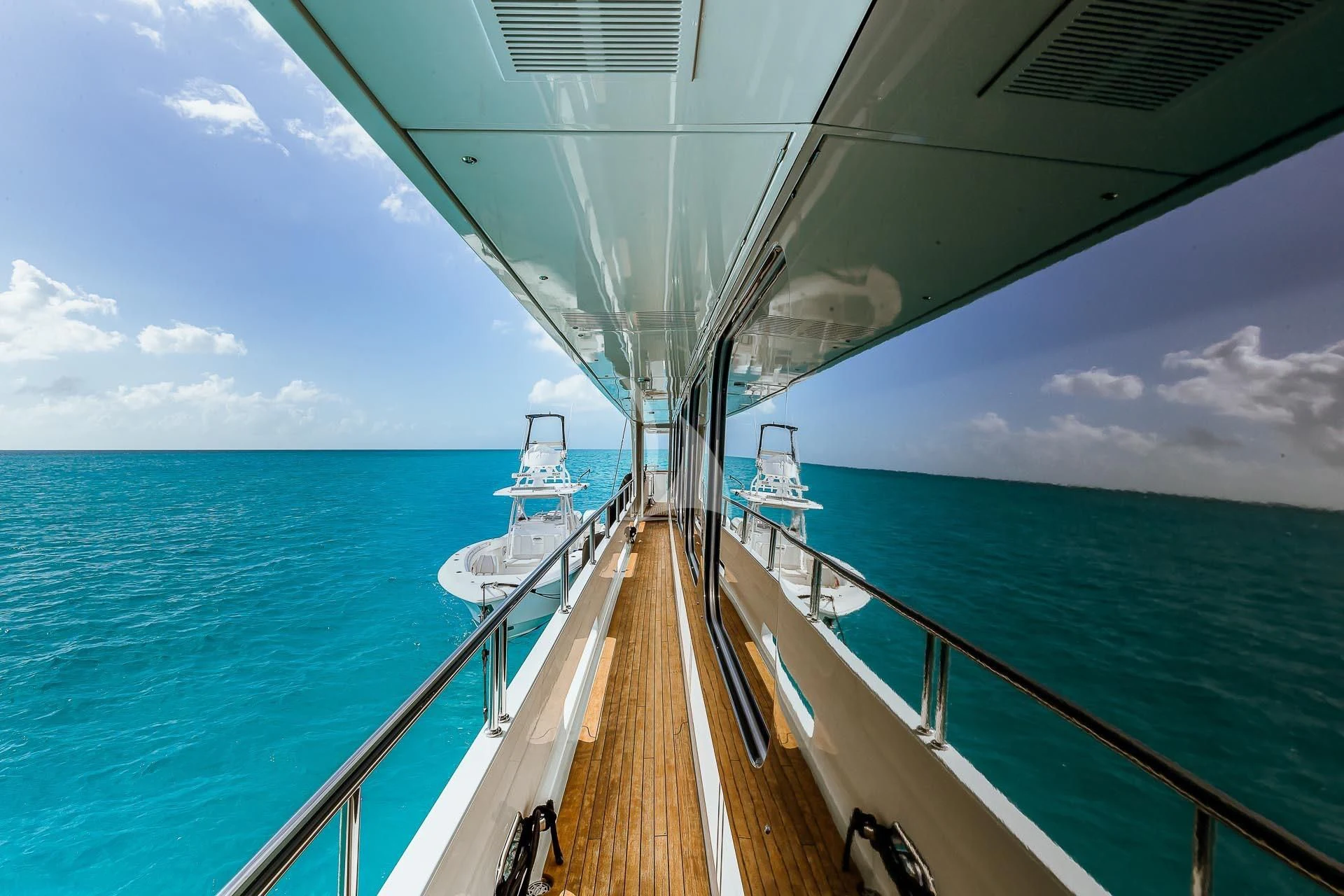 a boat on the water aboard AMORE Yacht for Charter