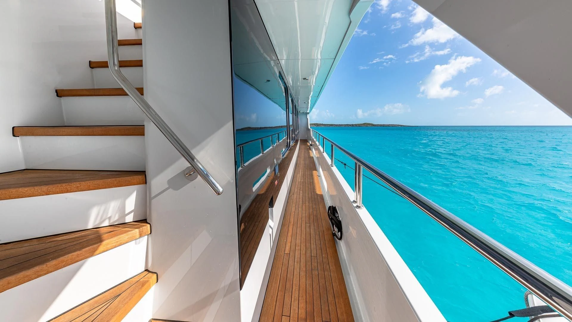 a boat on the water aboard AMORE Yacht for Charter