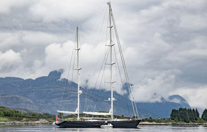 a sailboat on the water aboard SQUALL Yacht for Sale