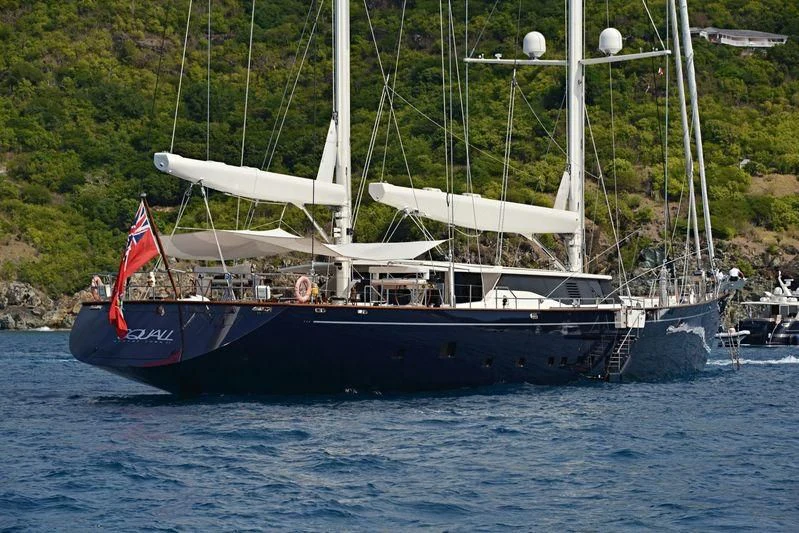 a boat on the water aboard SQUALL Yacht for Sale