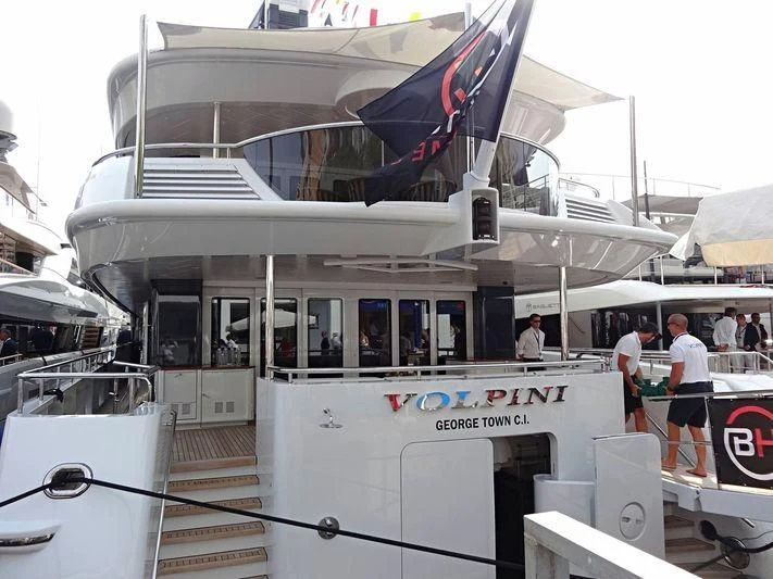 a boat with people on it aboard VIBRANCE Yacht for Sale