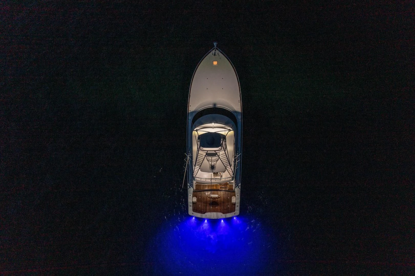 a space shuttle in space aboard PLAN B Yacht for Sale