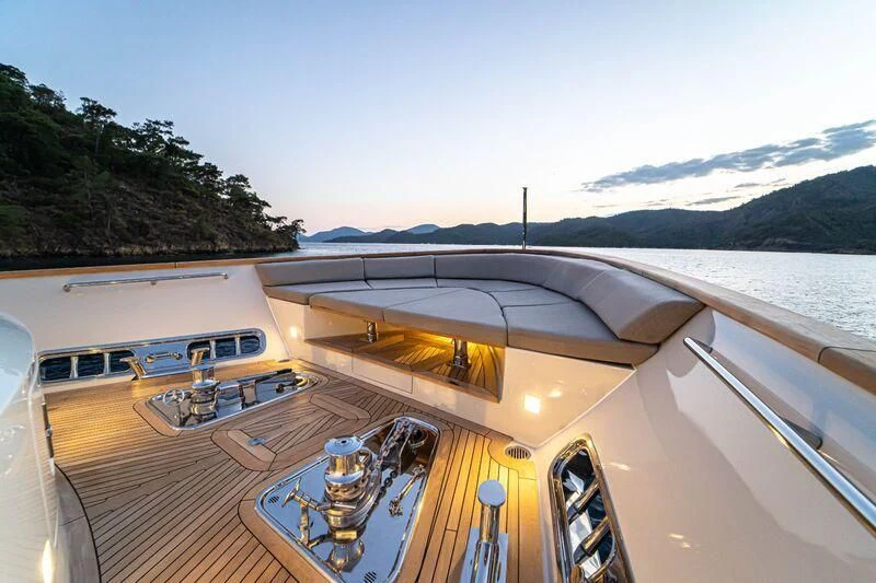 a boat on the water aboard SOUTH SEA Yacht for Sale